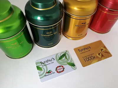 Бонусные карты для покупателей продукции «Мацеста чай»